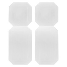 4Pcs Clear Acrylic Quilting Rulers for DIY Fabric Cutting Projects