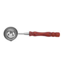 5Pcs Metal Wax Spoon for Sealing Wax with Heat Resistant Wood Handle