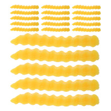 100Pcs Yellow PVC Fake French Fries Realistic Pretend Play Food Props