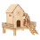 3Ensembles Construction Maison Puzzle Bois Naturel 3D Décor Chic 1
