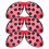 3Pcs Kids Red Mesh Ladybug Wings Adjustable Birthday Party Accessory 1