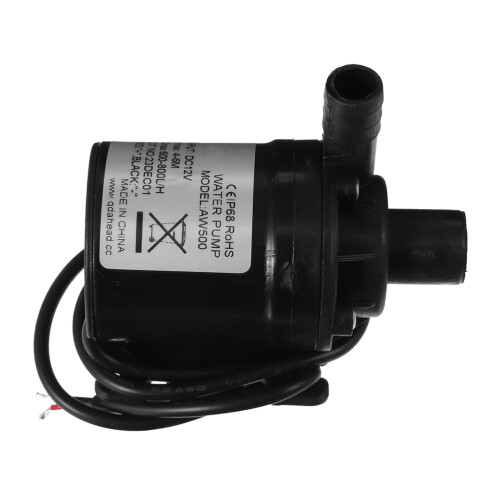 4Pcs Compact Black Mini Submersible Pump Nylon Brushless for Aquarium