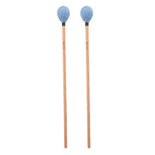 3Paren Set Blauwe Tongue Drum Mallets, Sticks Met Wol Bekleding