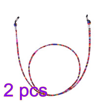 2Pièces Lunettes Violet Textile Lavable Et Élégante