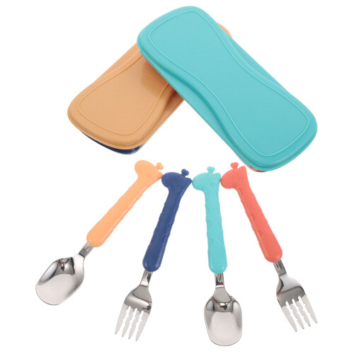 4Ensembles Ensemble Couverts Multi Usage Acier Portable 1