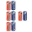4Ensembles Ensemble Couverts Multi Usage Acier Portable 6