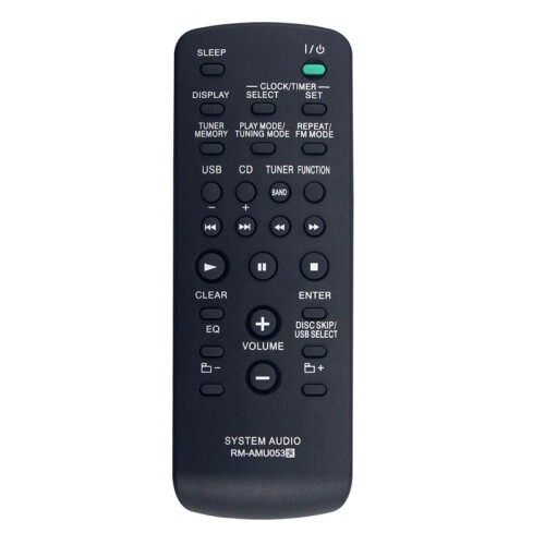 Remote Control Replace RM-AMU053 for   Hi-Fi Component  Audio System HCD-GTR33 HCD-GTR55 HCD-GTR555 HCD-GTR7