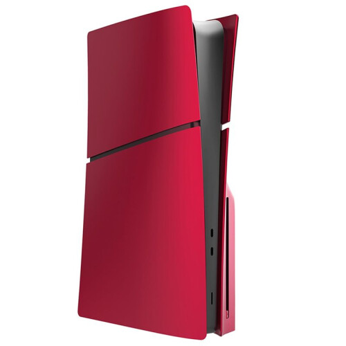 For  5 Slim Hard Plastic Faceplate Shell Replacement Plate Cover for PS5 Console Disc Version Red