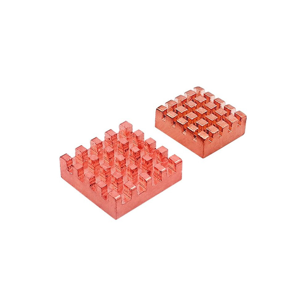 1Set Pure Copper Heat Sinks For Pi5 Ultra Dev Board Accessories Cooler Radiators Heatsink Module Cooling Kit Orange 6032692778473