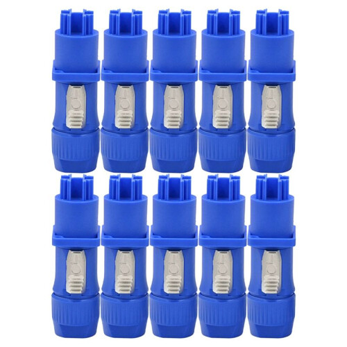 10pcs Powercon Connector Input and Output Set, Suitable for Nac3fca Powercon Power Connector Plug