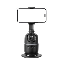 AI Gimbal 360-Rotation, Automatische Gesichtsverfolgung, Gimbal mit Doppeltem Fülllicht für Smartphone-Stabilisator, Telefonhalterung