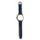 Reloj cronógrafo de cuarzo azul impermeable, 47mm 10