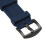 Reloj cronógrafo de cuarzo azul impermeable, 47mm 11