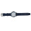 Reloj cronógrafo de cuarzo azul impermeable, 47mm 12