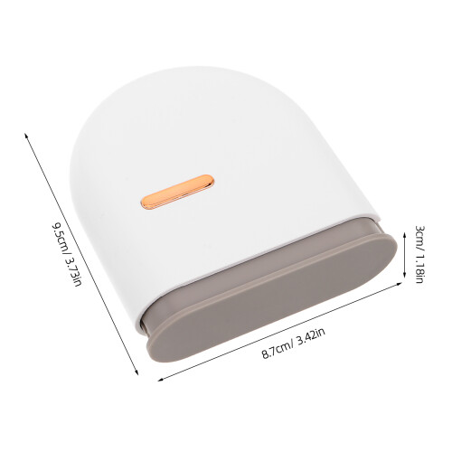 2Pcs Plastic Braces Box for Travel Compact Slim Retainer Storage Case 2