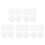 1500Pcs White Foam Candle Wick Stabilizers Double-Sided Adhesive Dots 7