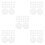 1500Pcs White Foam Candle Wick Stabilizers Double-Sided Adhesive Dots 8