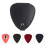 2Pièces Coffret -Médiators Noir Durable Pour Guitare Et Ukulélé 7