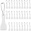 30Pcs White Plastic Scratch Ticket Scratcher Tool Card Scraper Scratch Off Tool Keyring Ticket Scratcher for Label,Film 1