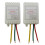 2PCS 1-480Min Timer Adjustable Disconnect Delay Controller AC 110V 220V Power- Delay OFF Relay  Voltage Output 1