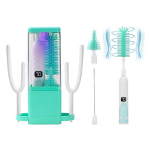 Electric Bottle Brush Cleaner,Electric Baby Bottle Brush Cleaner, Baby Bottle Washer,Automatic Bottle Cleaner Brush,A