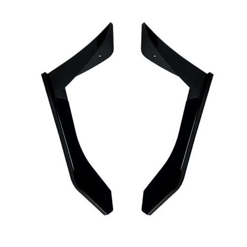 Front Bumper Lip Corner Spoiler Winglet Splitters for  Mustang MK6.5 2018-2023 Accessories Black