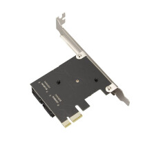 4-Portowy Adapter do PCIe PCI Express 3.0, Karta Rozszerzeń, Kabel Przedłużający, Karta do Karty Obrazu HDD