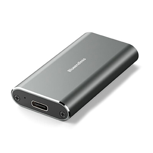 Blueendless Portable M.2 NVME SSD Enclosure 2242mm External Hard Drive Case with Type-C Interface for PC B