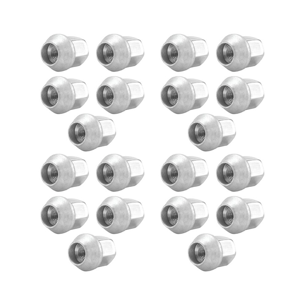 20Pcs Wheel Lug Bolt Stud Nut Fits Lr001381 For New Lacrosse Freelander 2 Evoque Silver 4713787280485