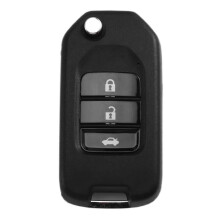 For Xhorse XKHO00EN Universal Wire Remote Key Fob Flip 3 Button for Type for VVDI Key Tool