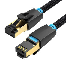 8M Lång Cat 8 Ethernet-Kabel RJ45 Patchkabel 40Gbps 2000MHz Höghastighetsnätverkskabel för Spel, Bärbar Dator, Router