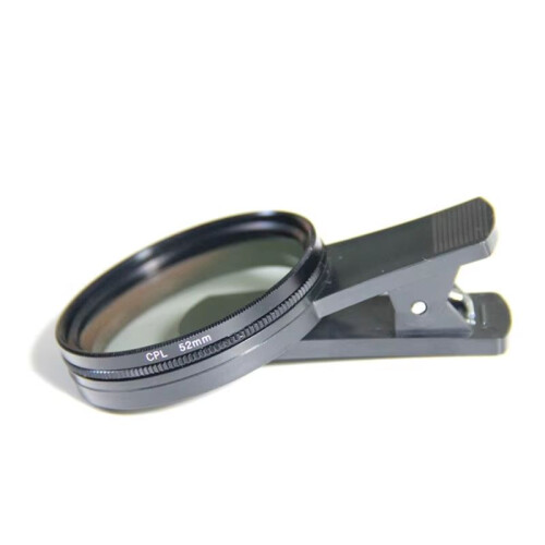 52MM Circular Universal Portable Polarizer Camera Lens CPL No Reflections Filter Professional for  Mobile Phone