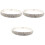 3Pièces Bracelets Déco Argenté Confortable Pour 3