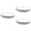 3Pièces Bracelets Déco Argenté Confortable Pour 6