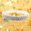 3Pièces Bracelets Déco Argenté Confortable Pour 11