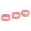 3x Silikon Smart Ring Schutzhülle Pink S 9