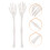 2Paires Mains Squelettes Multiusage Décor Halloween 10