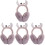 4Pièces Cache-Oreilles Douillets Pour Activités Extérieures 4