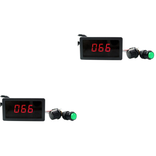 2Pièces Contrôleur LED Dc Noir 240W Pwm Progressif 2