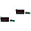 2Pièces Contrôleur LED Dc Noir 240W Pwm Progressif 4