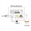 2Pièces Contrôleur LED Dc Noir 240W Pwm Progressif 11