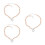 3Pièces Bijou Pour Animal En Perles Pour 8