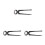 3Pièces Pince Talon Fer Noir Réparation Chaussure 6