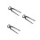 3Pièces Pince Talon Fer Noir Réparation Chaussure 8