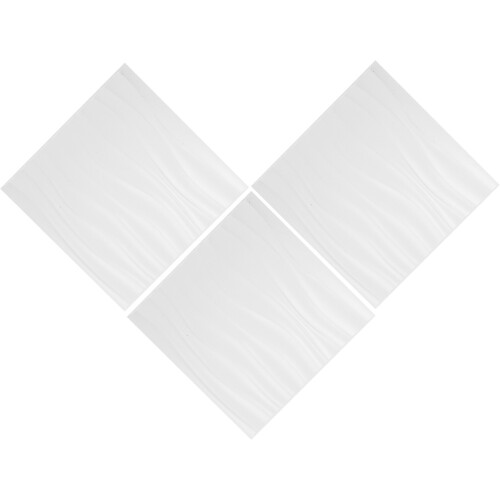 12Pièces Panneaux Texturés 3D PVC Blancs Pour Chambre 2