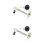 2Pièces D'huile Argentée 12V Compatible Auto 8
