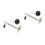 2Pièces D'huile Argentée 12V Compatible Auto 9