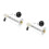 2Pièces D'huile Argentée 12V Compatible Auto 10