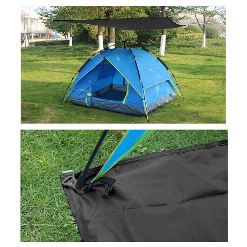 2Pièces Plaid Extérieur Noir Pour Voyage 2