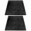 2Pièces Plaid Extérieur Noir Pour Voyage 7